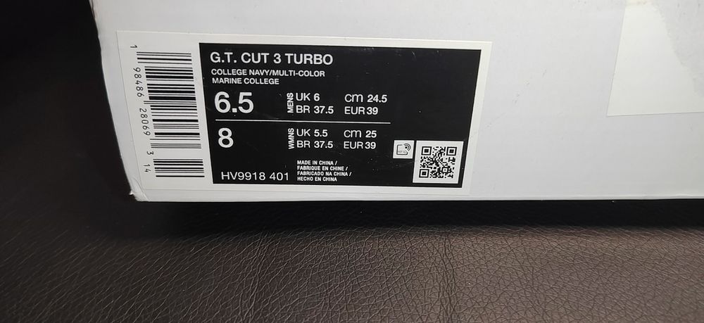 Nike G. T. Cut 3 Turbo, номер 39