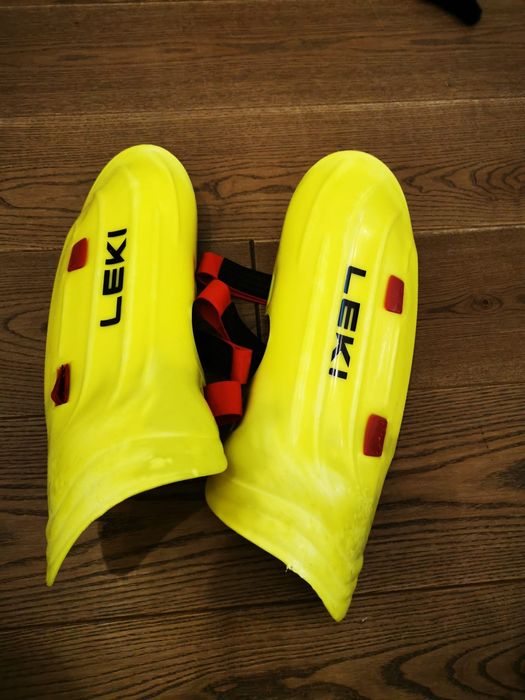 Protectii tibie Slalom Leki SL Shin guard Adulti Ski Schi