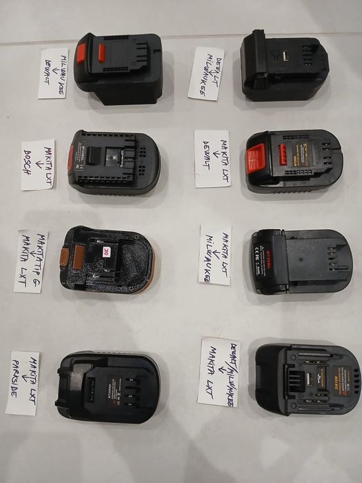 Adaptor baterii  Makita Bosch Dewalt Milwaukee