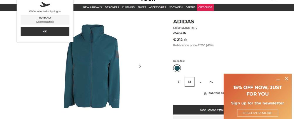 Geaca Adidas TERREX RAIN.RDY Waterproof barbati Noua
