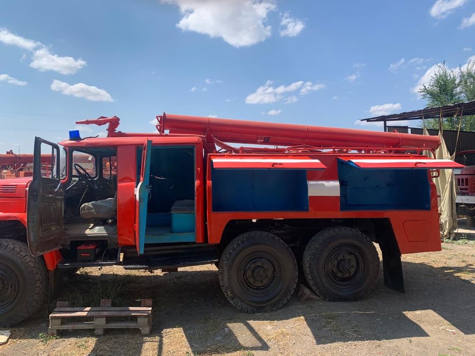 Пожарная машина марки Зил, Газ