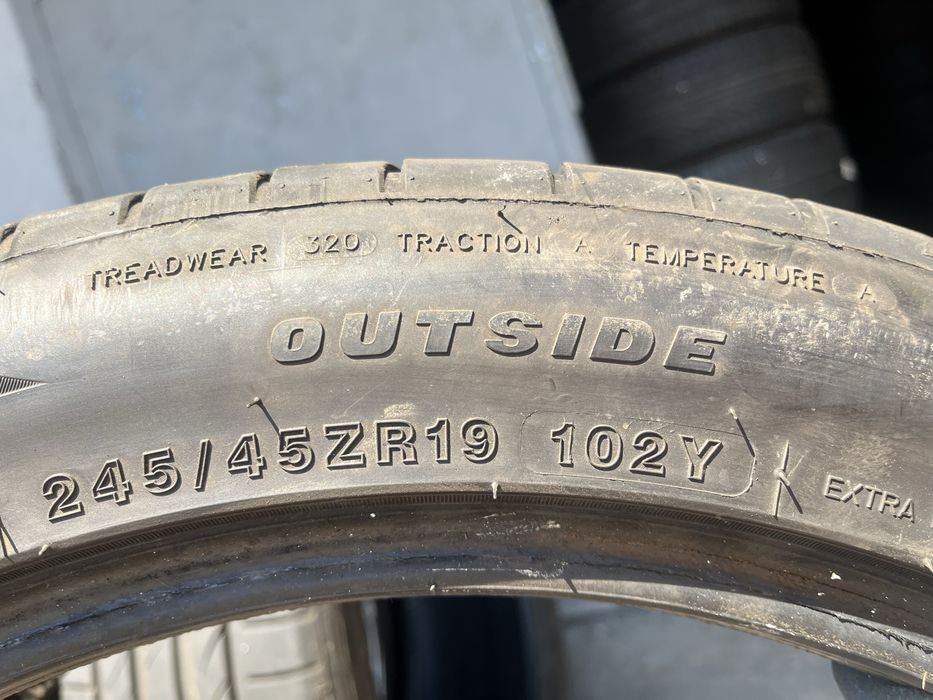 4 бр. летни гуми 245/45/19 Tomason DOT 0723 5,5-6 mm