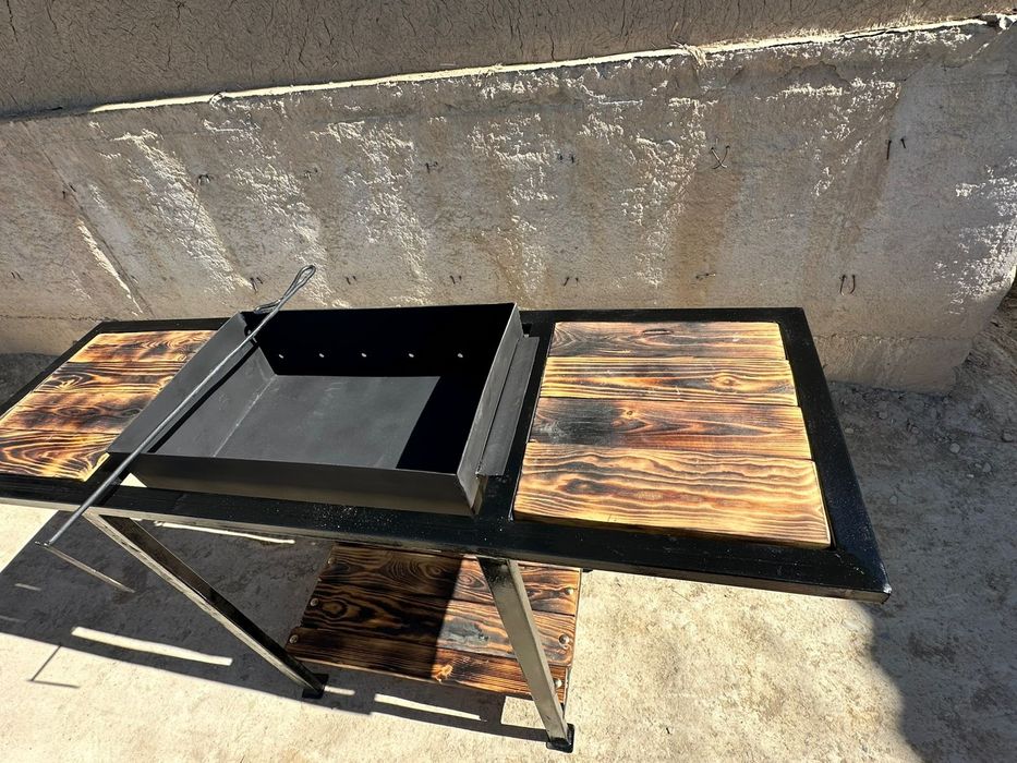 Мангал в стиле лофт