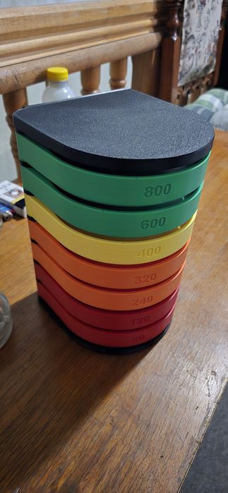 Organizator smirghel de 150 mm