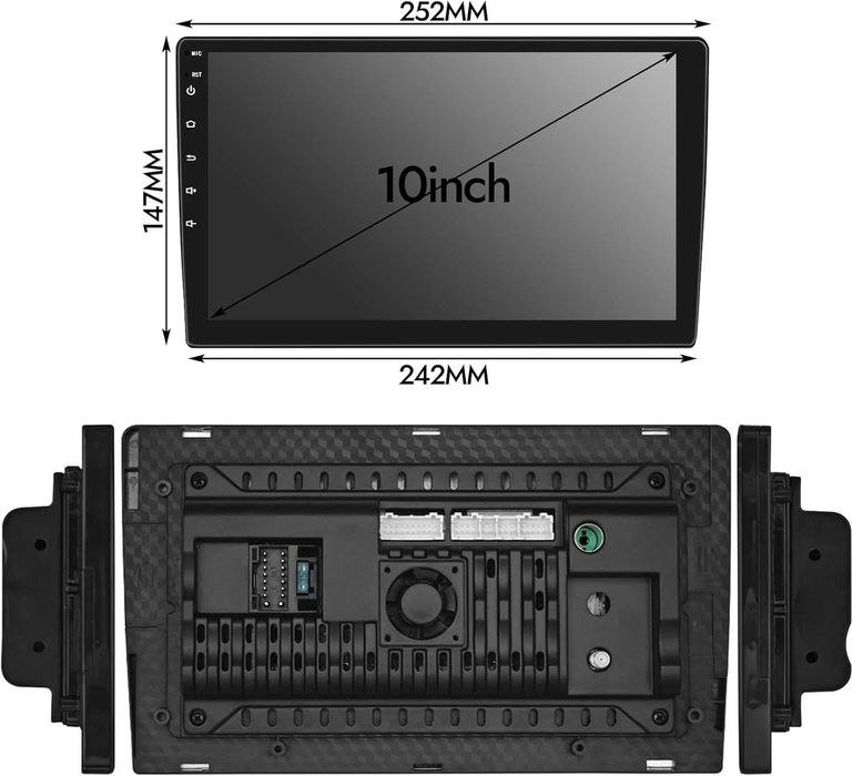 Мултимедия 10" инча за кола за автомобил Android навигация универсална