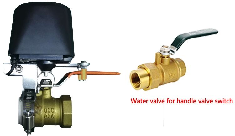 Tuya / Smart Life WiFi или Zigbee манипулатор за сферичен кран (воден,