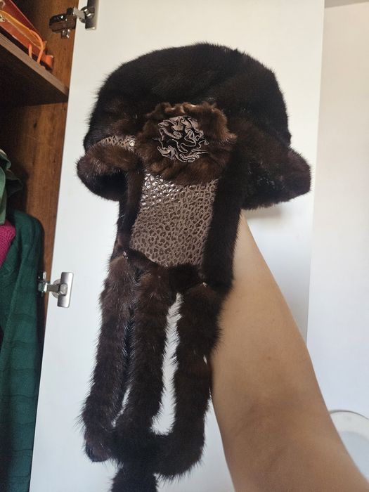 Норка шапка сатылымда