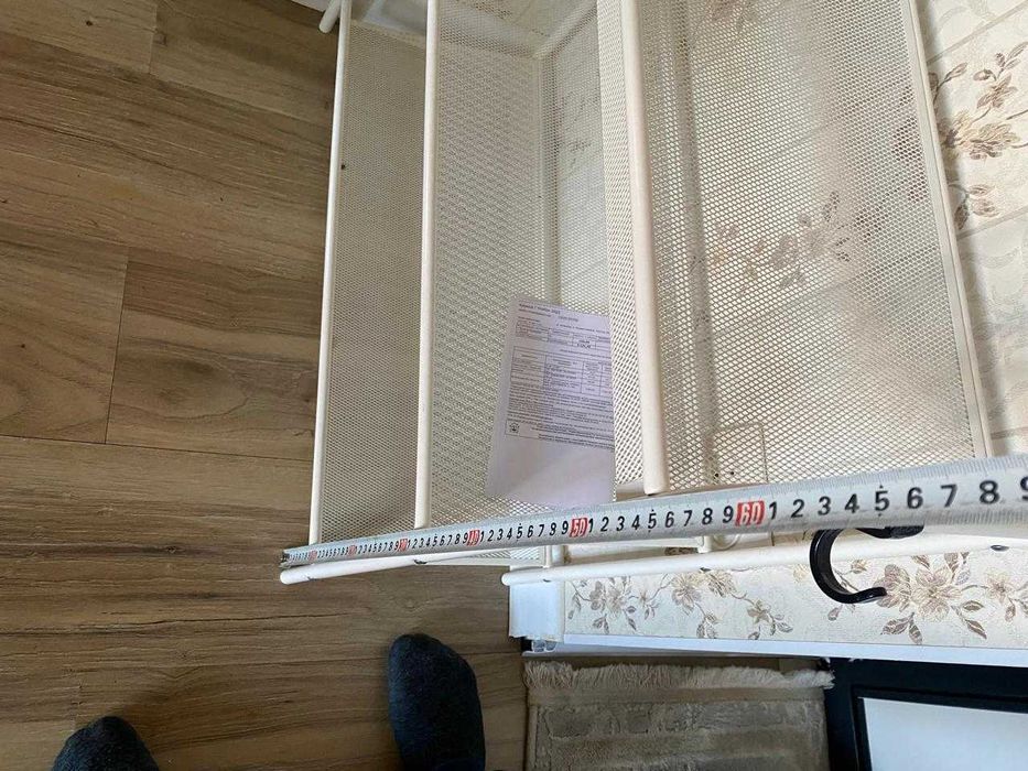 Металлическая обувница, 3 полки