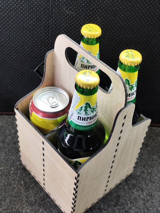 Дървена касетка за бира – за бутилки или кенчета