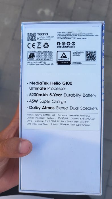 продаю Техно камон 40