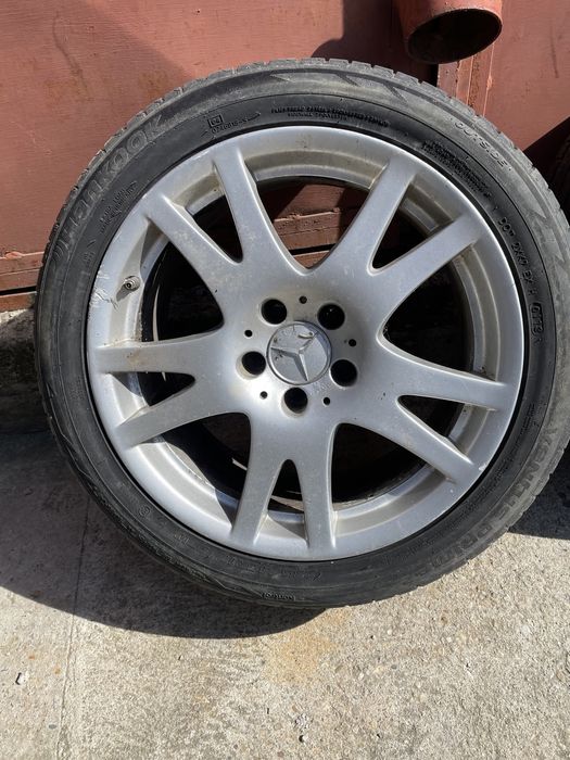Jante aliaj Mercedes R17 + cauciucuri 5 x 112