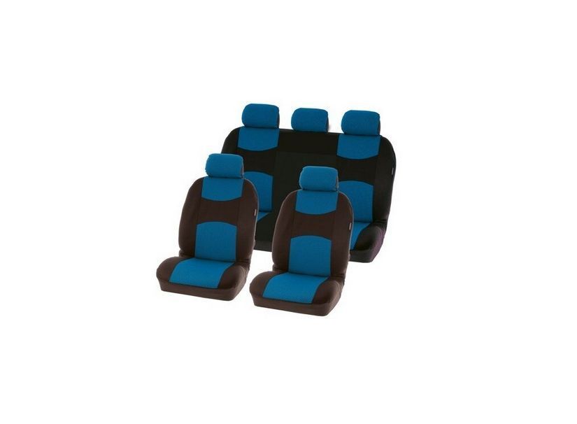 Set huse scaune auto Carpoint, fata si spate Chicago Blue