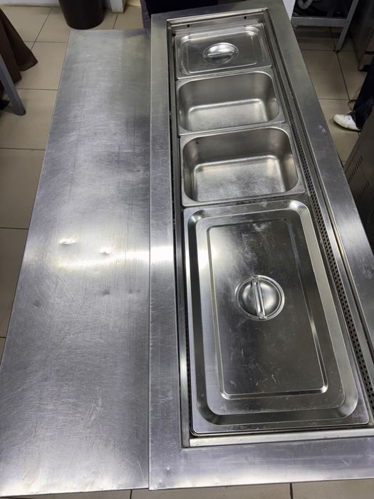 Холодный стол для пиццы, салатов