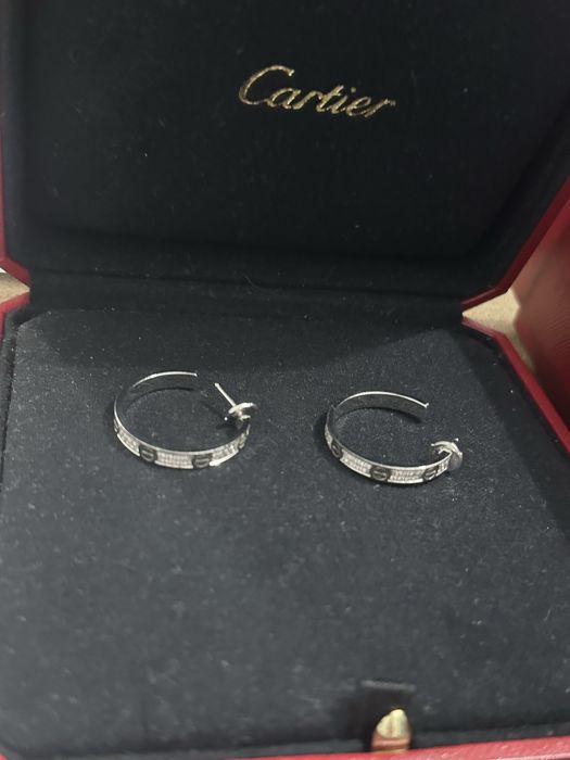 Oportunitate de achizitie Cartier - cercei Cartier love diamante , earrings cartier love medium diamonds