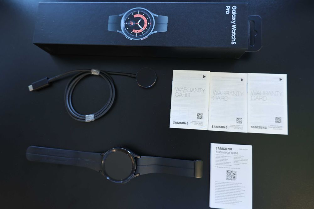 Samsung Galaxy Watch5 Pro, 45mm, BT cu toate cardurile de garantie