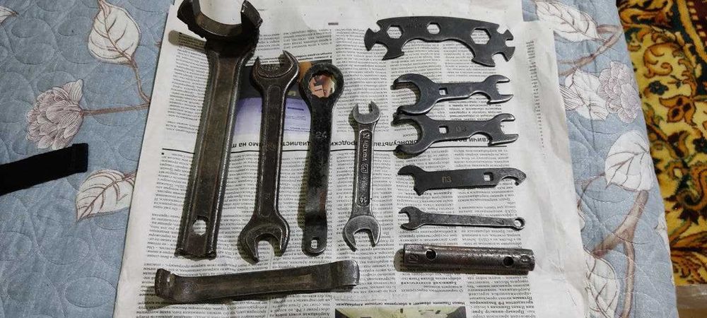 Ключи, напильники