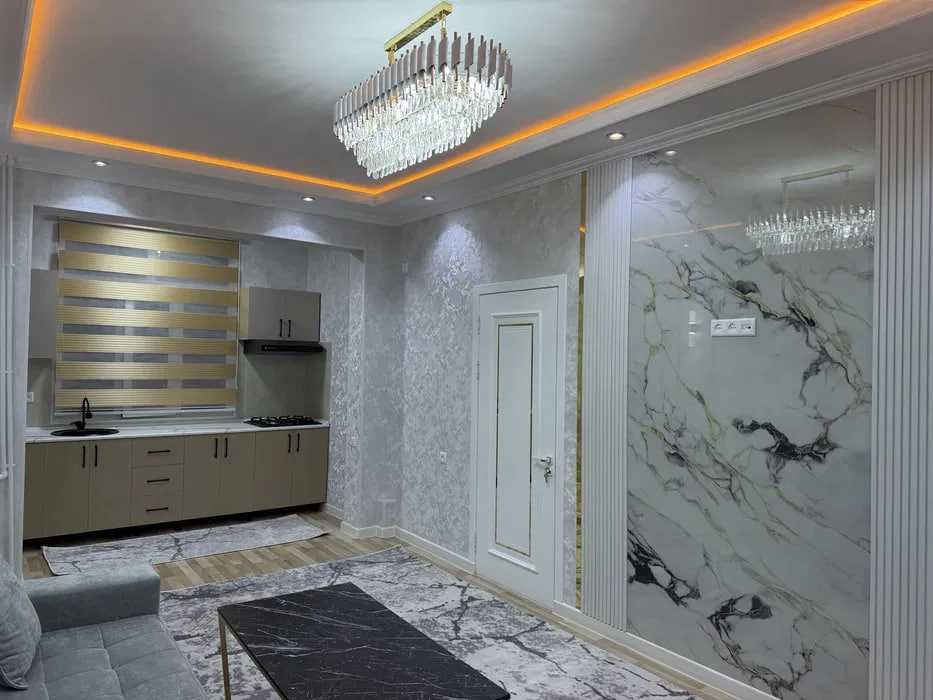 Продаётся 2/2/4 Авиасозлар-4 Евро ремонт с мебелью Балкон 1.5х3