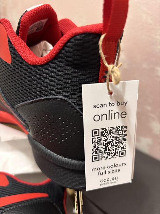 Reebok кецове – червено и черно