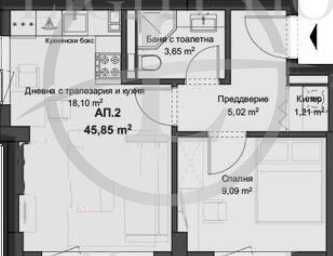 Продава се Двустаен апартамент в Пловдив, Кючук Париж - 53 кв.м за 775 €/кв.м - Снимка #2