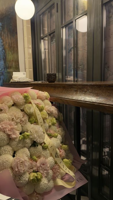 Букет цветов из момоко