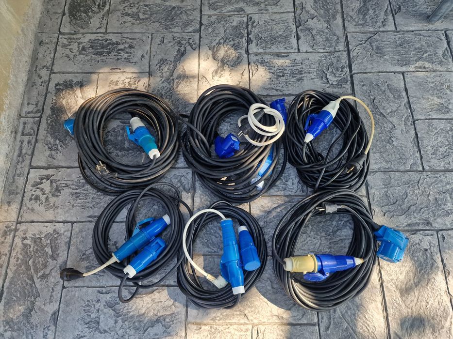 Cabluri alimentare rulota(diverse lungimi)