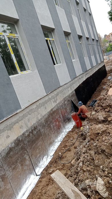 Gidro izalatsiya xizmati Гидроизоляция фундамента