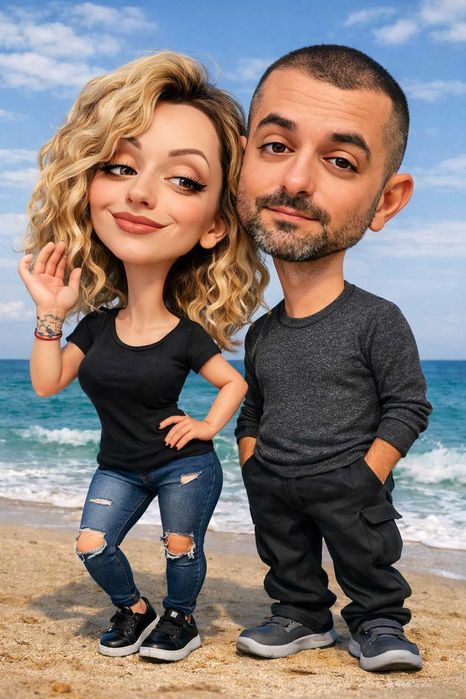 Уникален подарък по снимка – карикатура, картина, чаша