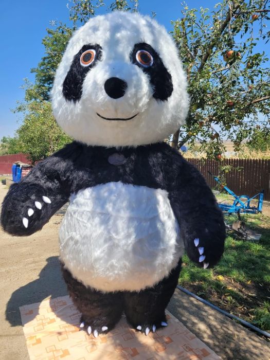 Urs gonflabil mascota gonflabila masha panda polar, maro, rose red