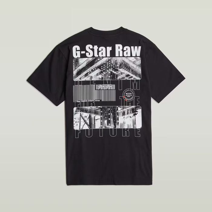 Уголемена тениска G-Star Raw Barcode S , M , L , XL , XXL нова мъжка