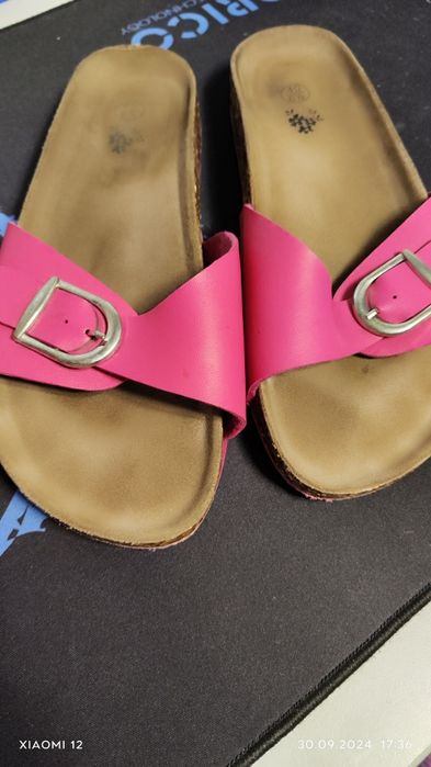 Slapi de piele marimea 40