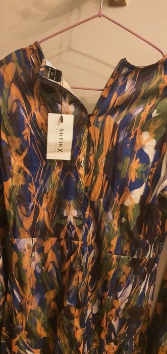 Rochie cocktail cu franjuri xS