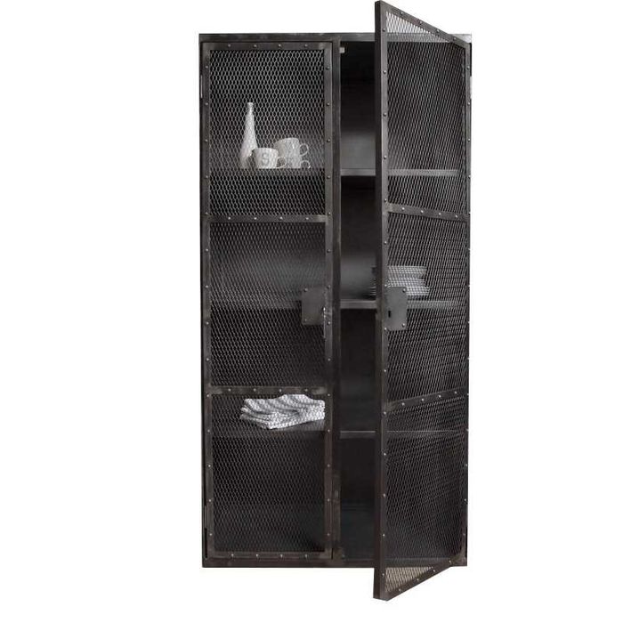 Raft lemn si fier, stil industrial-totul pe comanda-solicita oferta