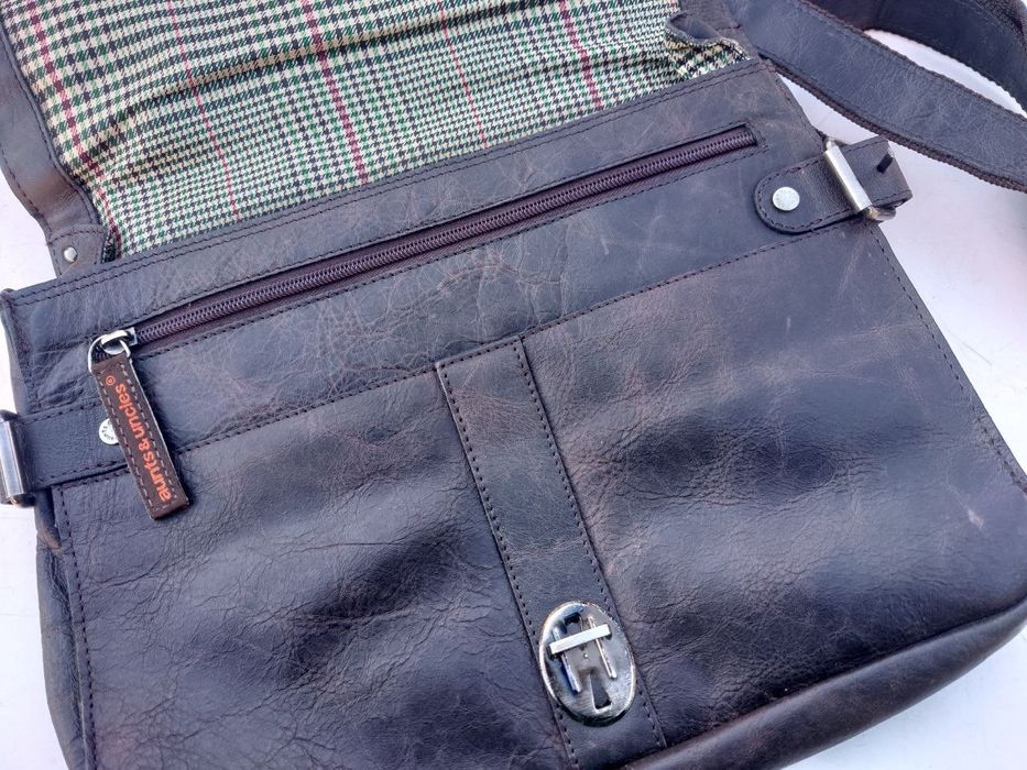 Geantă Aunts & Uncles piele naturală