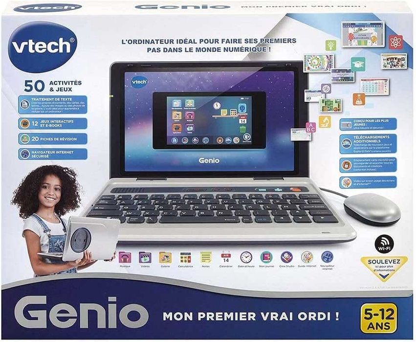 Laptop copii VTECH Genio invatarea limbii franceze, PREMIUM. 66% OFF