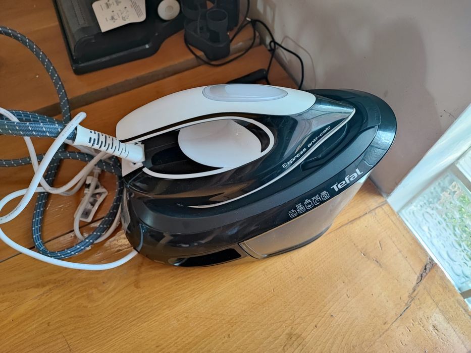 Statie de calcat Tefal SV8055E0 Express Anti-Calc, 2800 W, talpa Duril