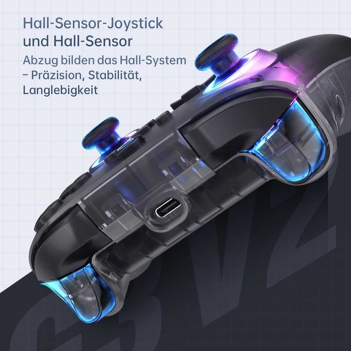 Геймърски контролер Machenike G3V2 с Док станция Hall Effect PC/Switch