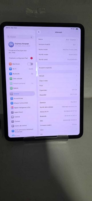 Apple iPad Pro 11 (2024) 256 gb Garantie 2 ani b33467 (ag15)
