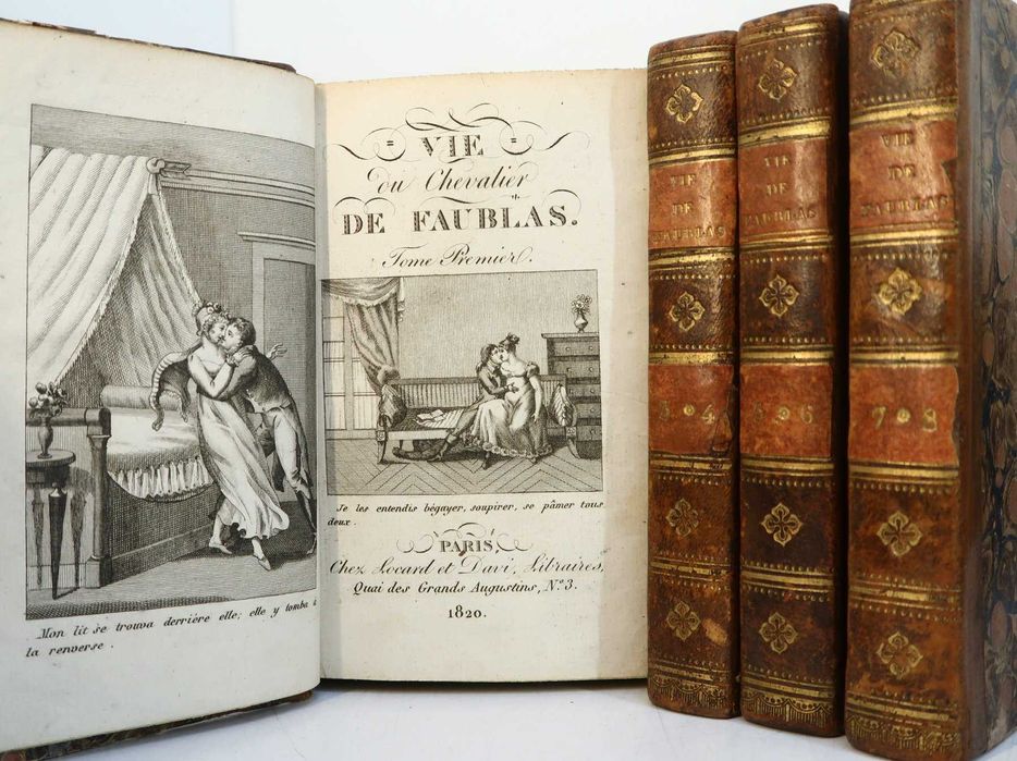 Jean-Baptiste Louvet de Couvray -La vie du Chevalier de Faublas - 1820