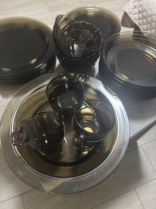 Set de masa sticla termorezistenta