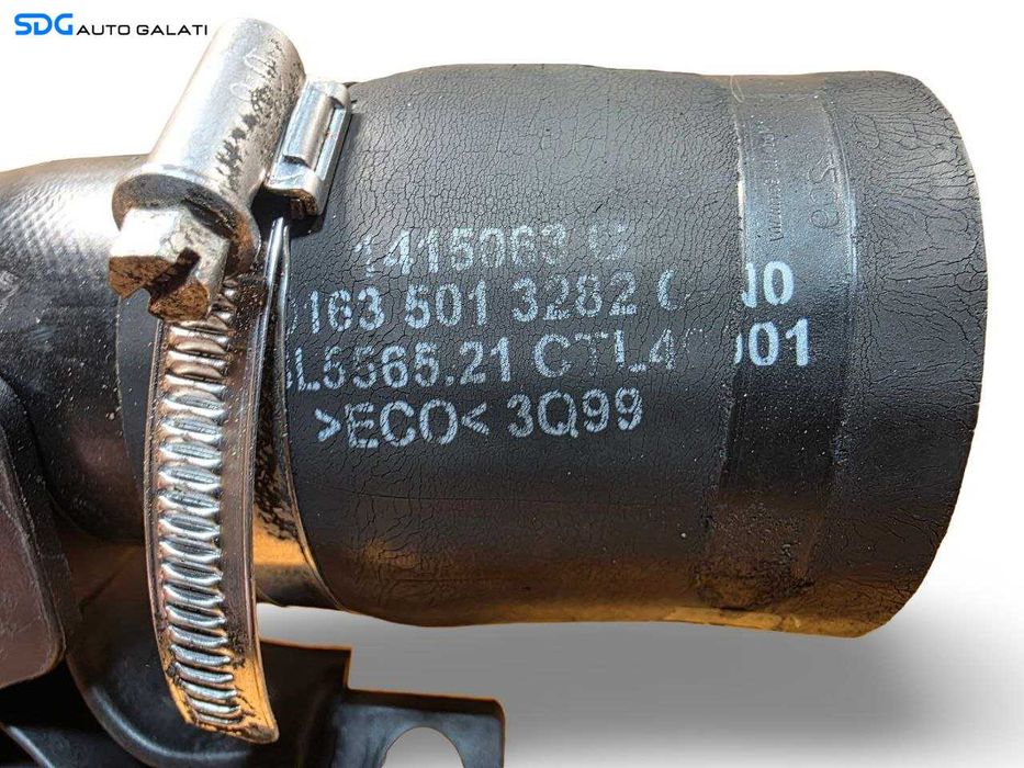Tub admisie aer turbo cu senzor presiune Mercedes ML W163 2.7 CDI 1997 - 2005 Cod A1635011124, 1635013282, A0041533128 [N6187]