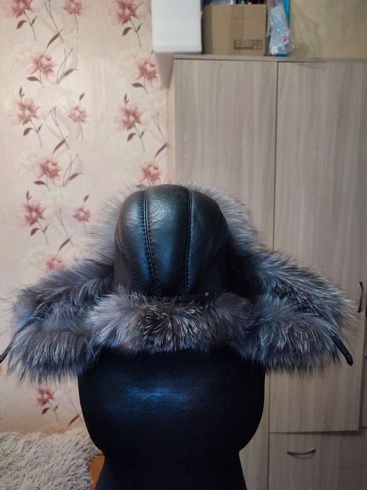 Продам шапку ушанку из чернобурки