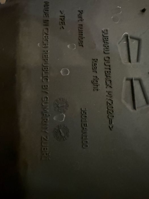 Коврики Subaru outback BT