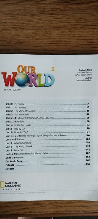Culegere engleza Our World second edition 2019