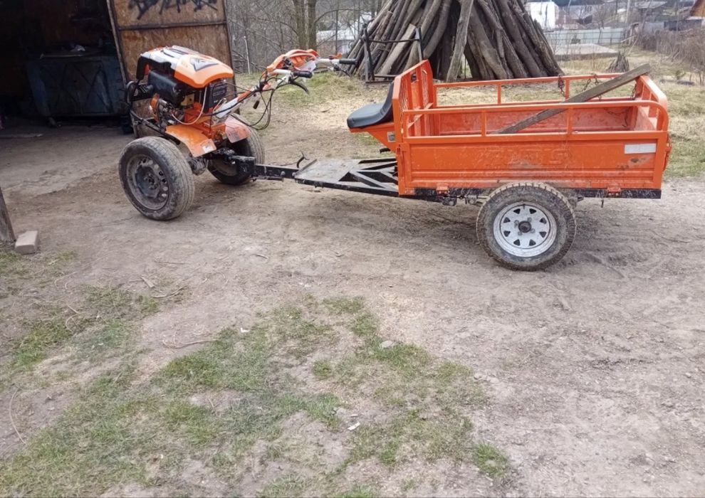 Motocultor Diesel +Remorca  RURIS