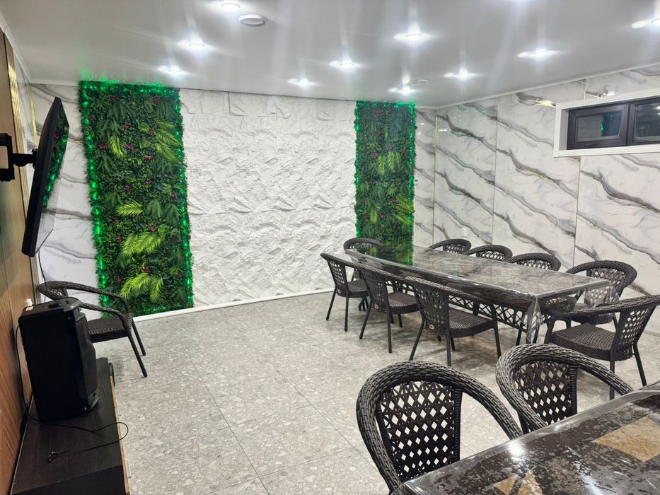 Баня на дровах с бассейном