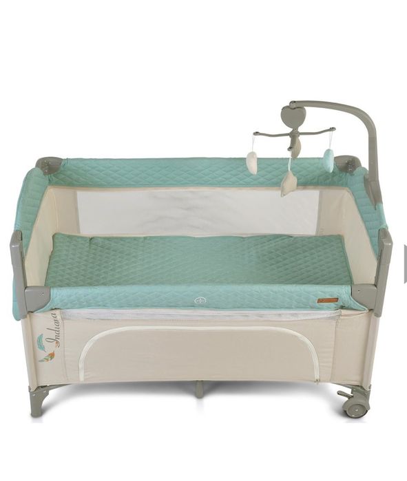 Бебешка кошара Cangaroo Indiana Ползвана броени пъти за пътуване.