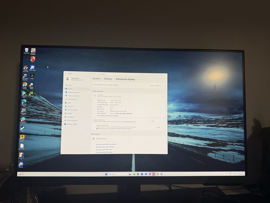 Monitor Samsung 32 Inch 165hz