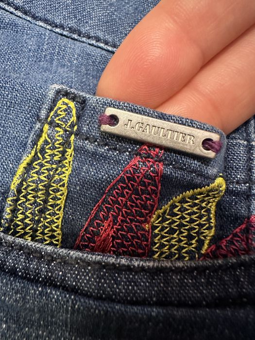 Оригинални дънкови панталонки Jean Paul Gaultier, 16 години XS/S