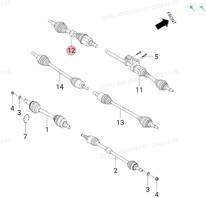 Привод в сборе Chery