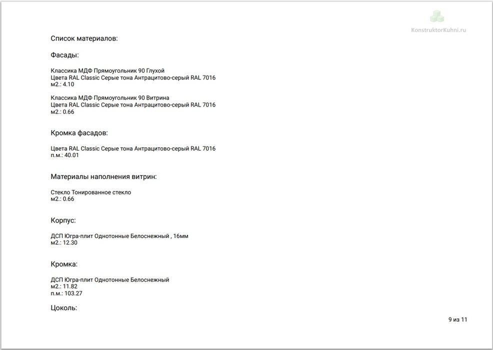 Планировка кухни недорого